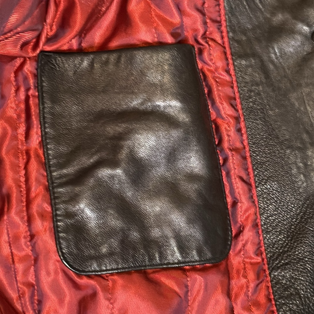 Vintage Nicole Miller Black leather jacket. Gorgeous! Sz S - Picture 9 of 10
